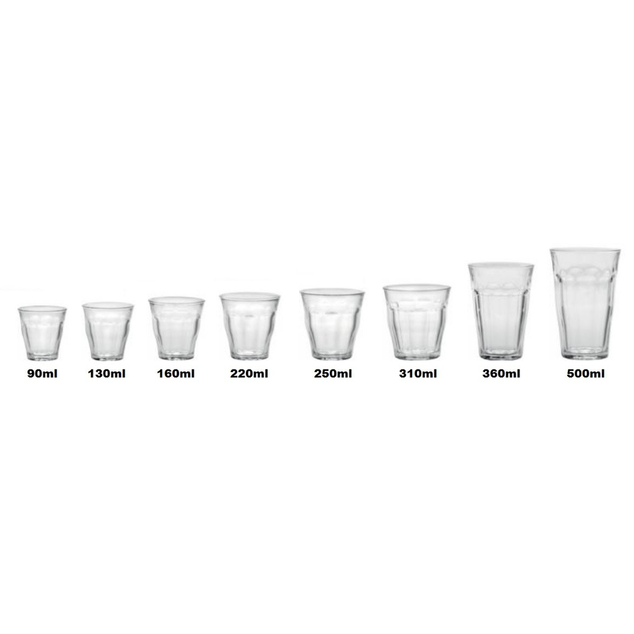 Duralex Picardie Glass Tumbler - 500 ml / 17.6 oz