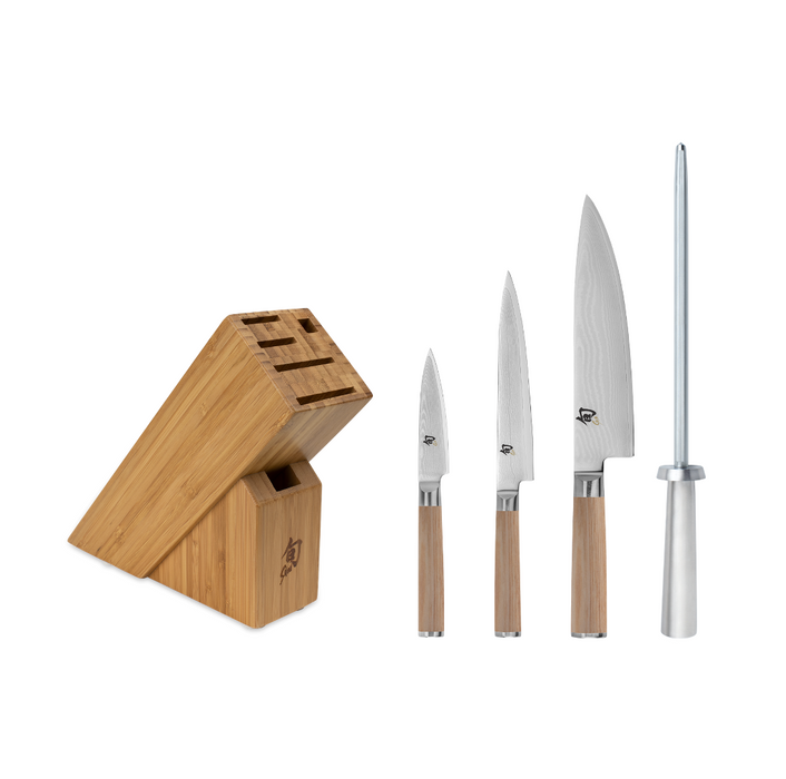 Shun Classic Slimline 5 Piece Starter Block Set - Blonde - Floor Model