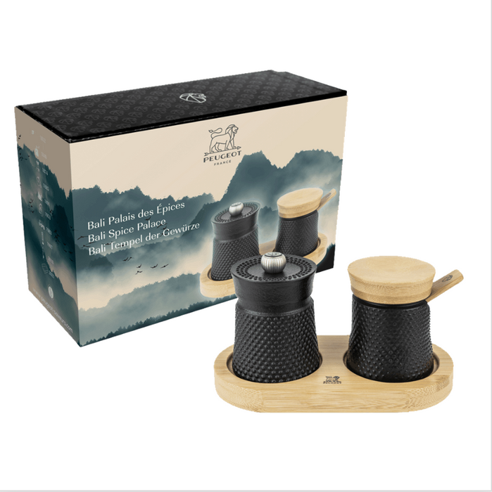 Peugeot Bali Cast Iron Salt and Pepper Mill Gift Set