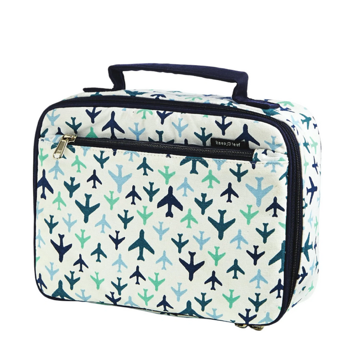 KEEP LEAF ORGANIC INSULATED LUNCH BOX - PLANES