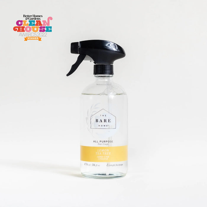 The Bare Home All Purpose Cleaner in Glass Bottle - Lemon Tea Tree