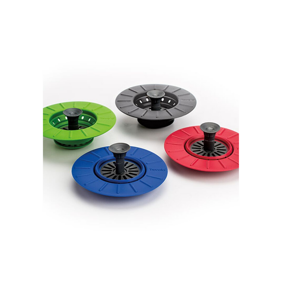 Tovolo Collapsible Stopper/Strainer - Charcoal