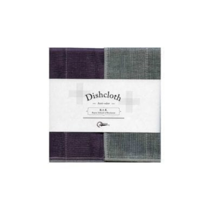 Maruyama Nawrap R.I.B. Dishcloth - Purple/Charcoal