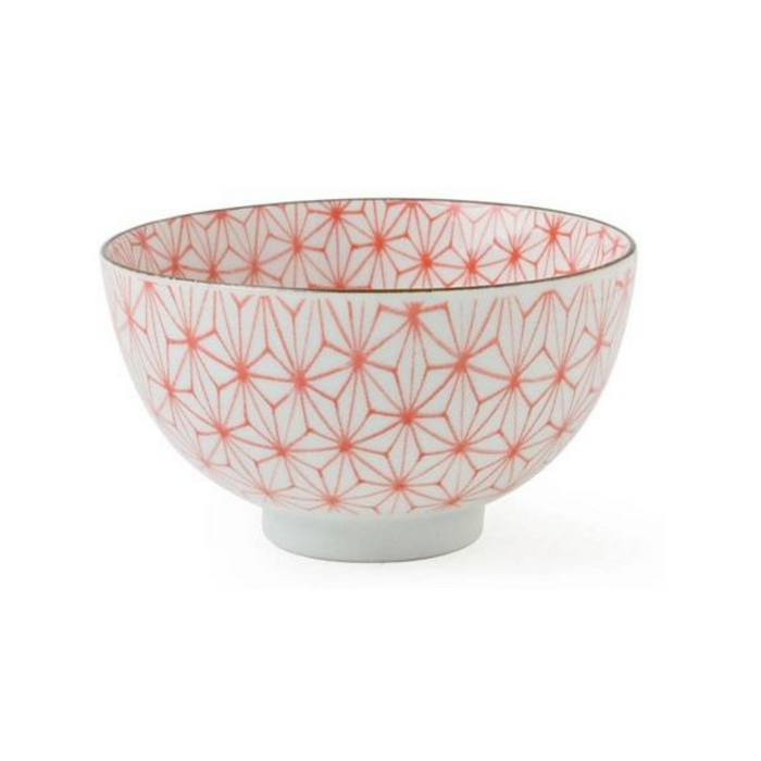 Miya Asanoha 4.5" Bowl - Red