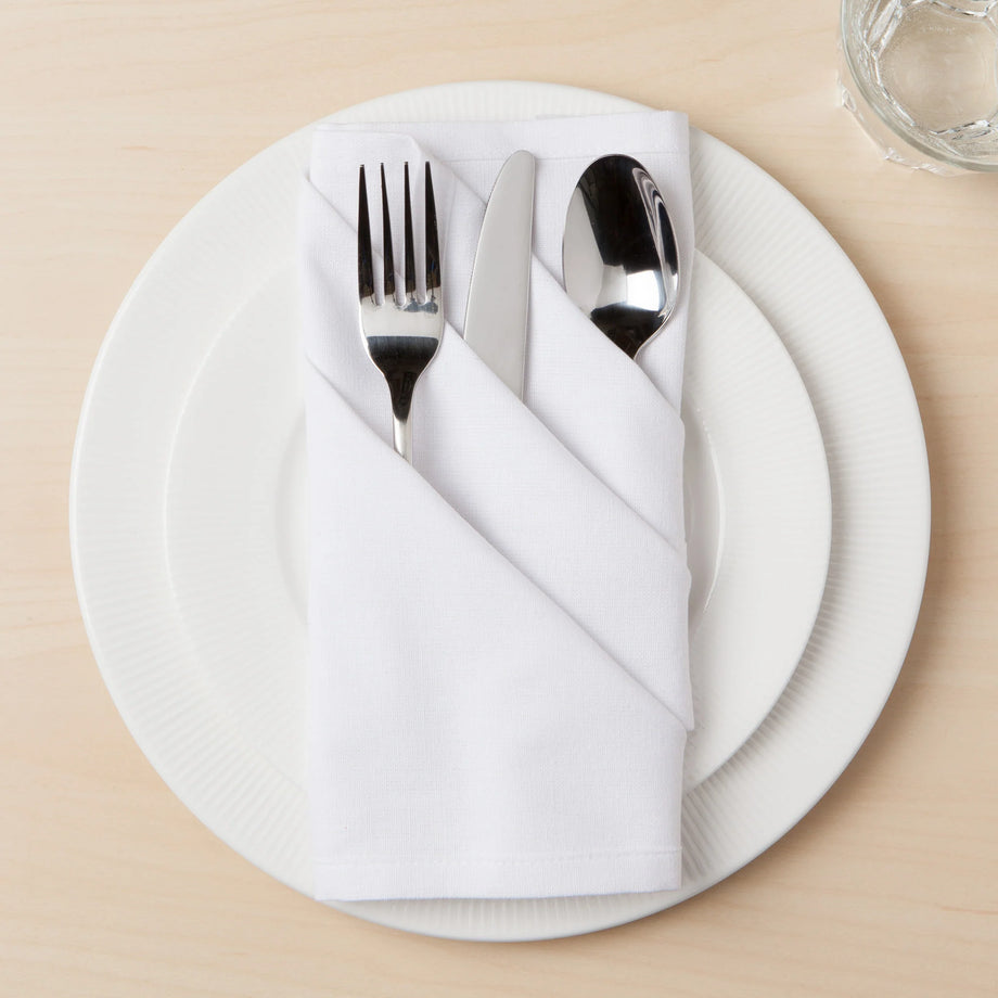 Now Designs Spectrum Cotton Napkins - Set of 4 / White