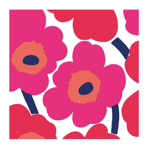 Marimekko Déjeuner serviettes - Rouge UNIKKO