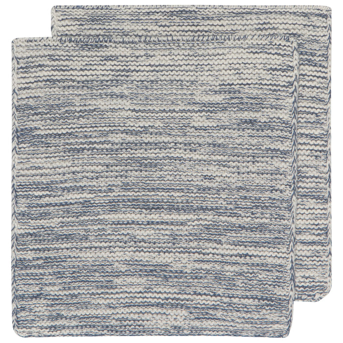 Danica Heirloom Knit Dishcloths Set of 2 - Midnight