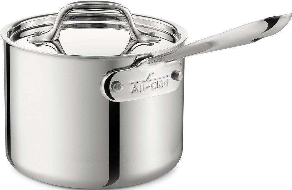 All-Clad D3 Stainless Steel 2-Qt Sauce Pan