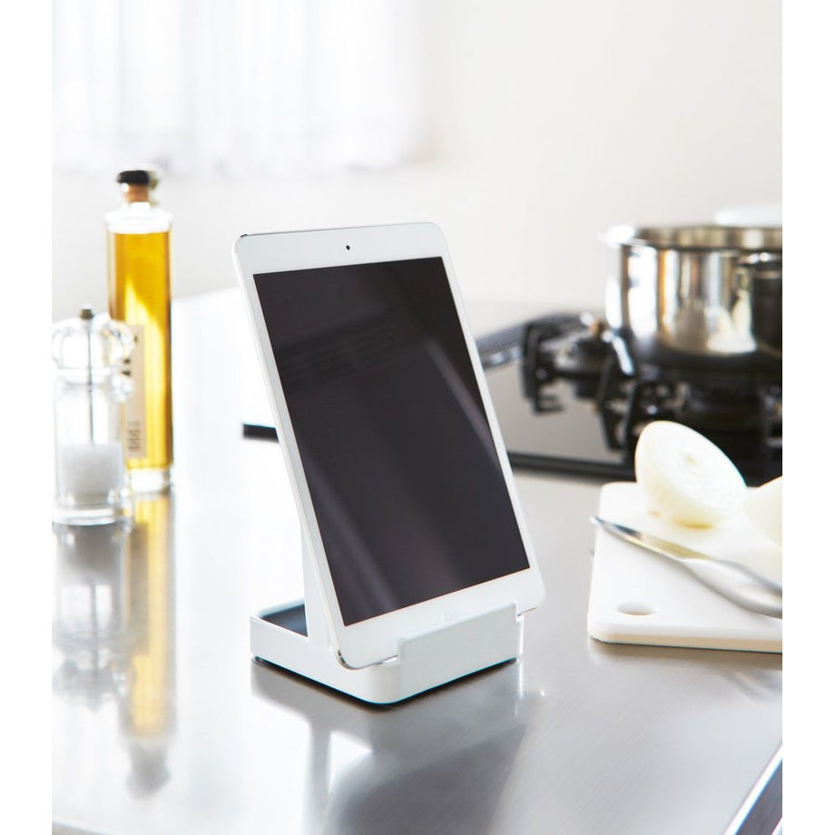 Yamazaki Home Tower Ladle & Lid Stand - White