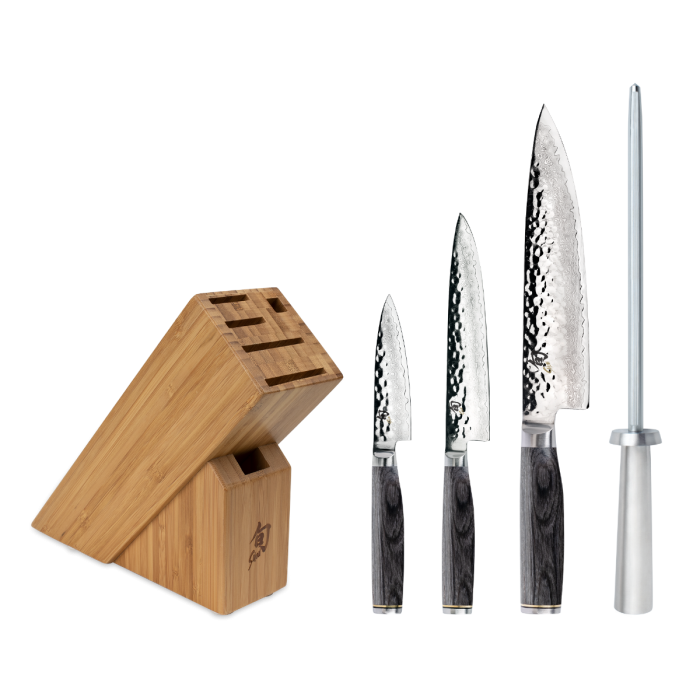 Shun Premier Block 5 Piece Set - Grey - Floor Model