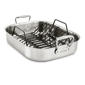 All-Clad Stainless Steel Roaster with Rack - Large 16 x 13